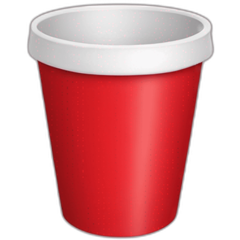 empty red party cup emoji