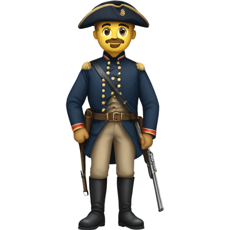 full length american civil war soldier emoji