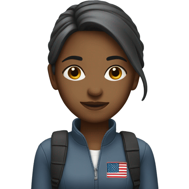 a girl who goes to New York to play emoji