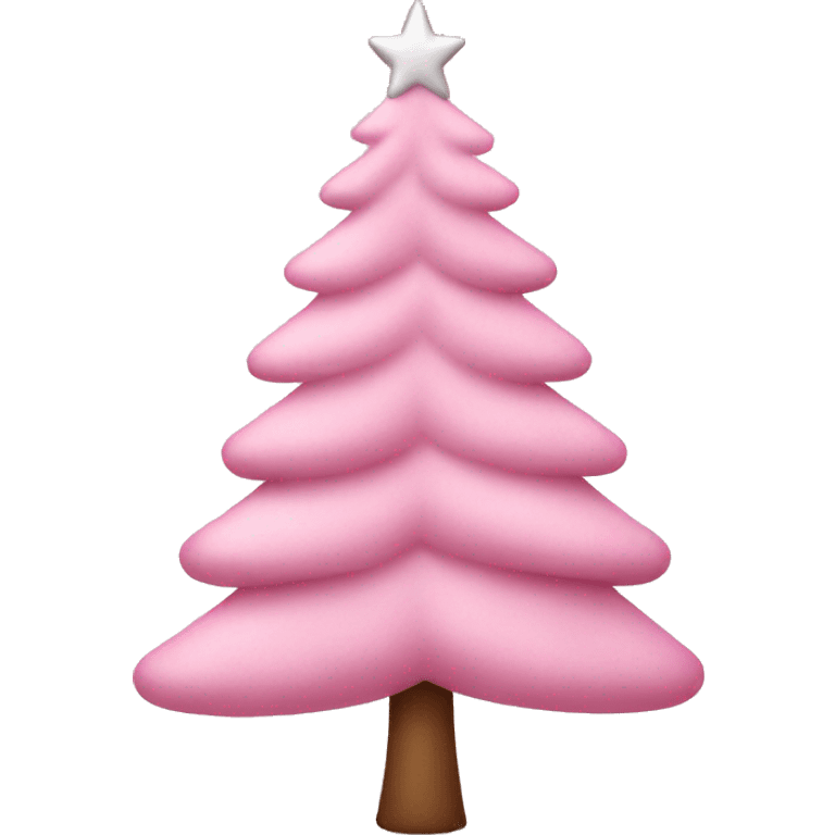 baby pink christmas tree emoji