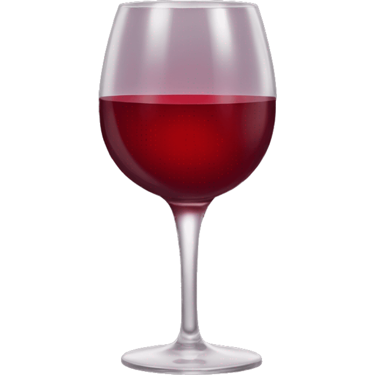 Emoji red glass of wine  emoji