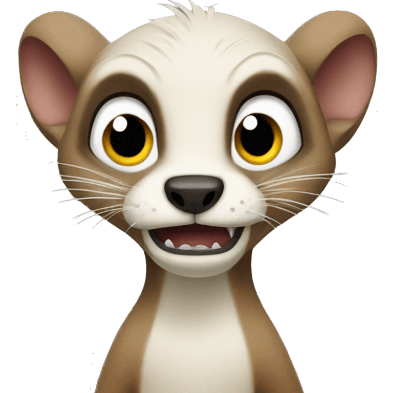 Angry weasel emoji