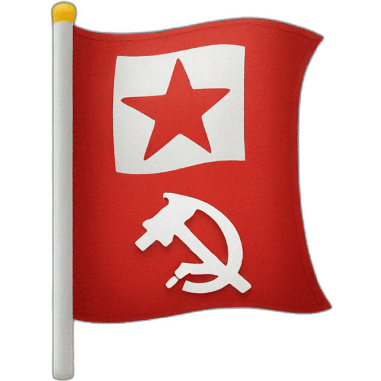 drapeau communiste emoji