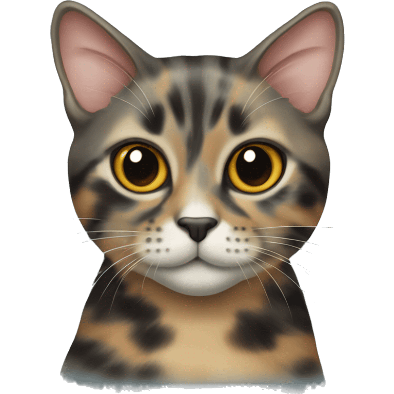 Dilute tortoiseshell cat  emoji