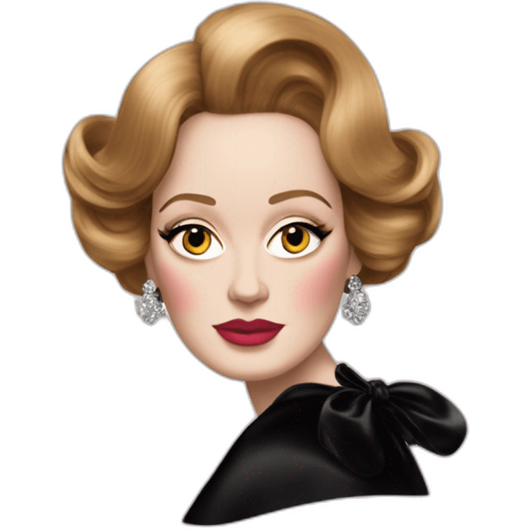 Adele in schiaparelli emoji