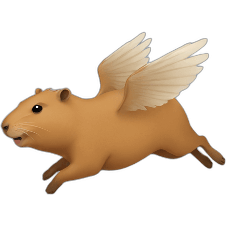 flying capybara emoji