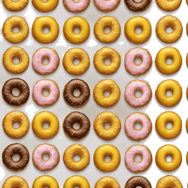 yellow box of donuts emoji