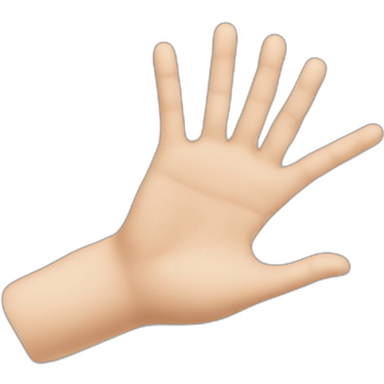 hand-signature emoji