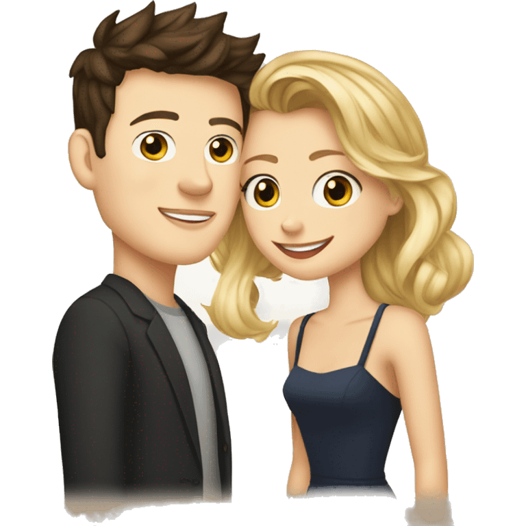 Cory monteith and dianna agron emoji