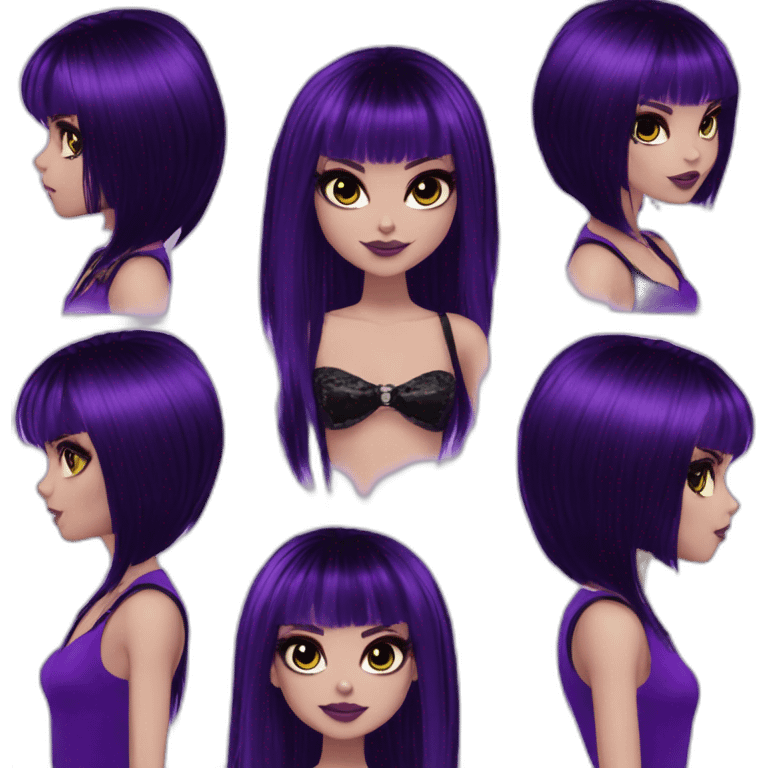 Elissabat-vampire-monsterhigh-goth-romantic-bangs-hair-purple-black emoji