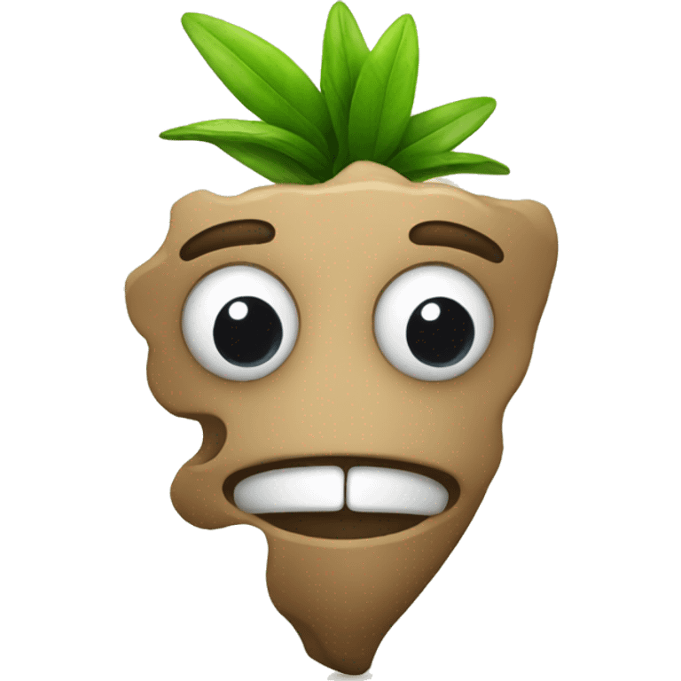 plants with face emoji