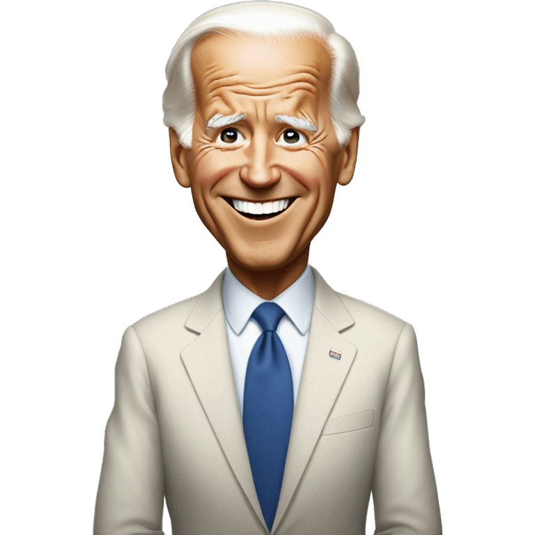 Mischievous Biden emoji