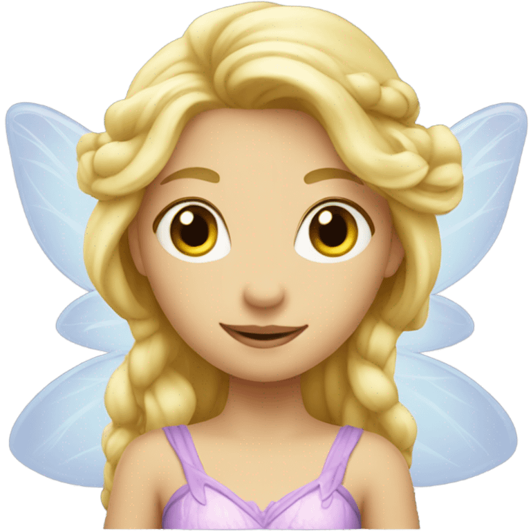 Blond princess fairy emoji