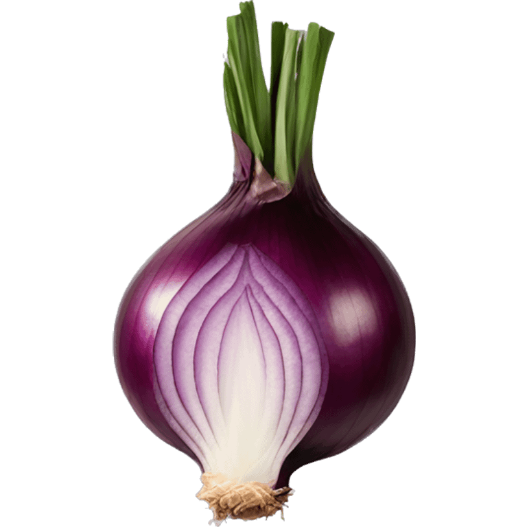 Red onion  emoji