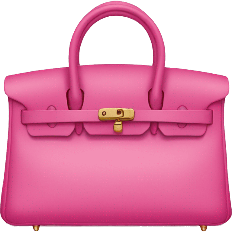 A pink birkin bag emoji