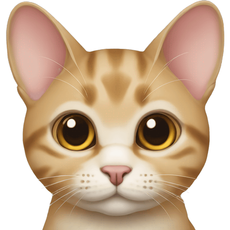 Cat golden British chinchilla emoji