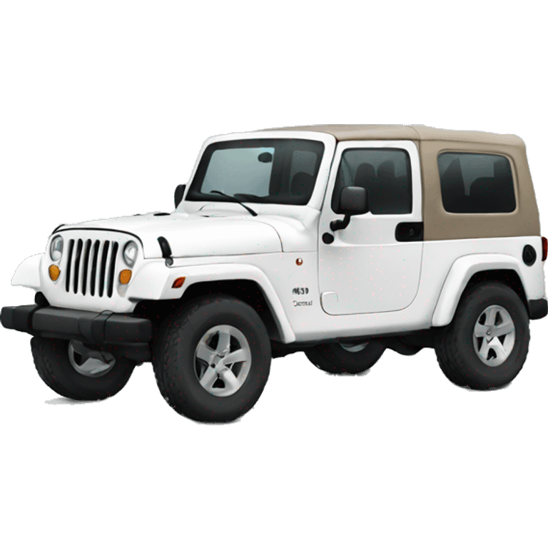 White jeep emoji