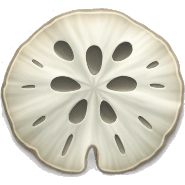 Sand dollar emoji