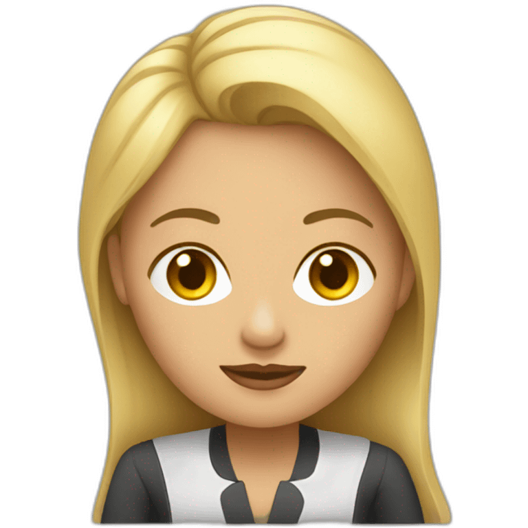 Mujer rubia mayor emoji