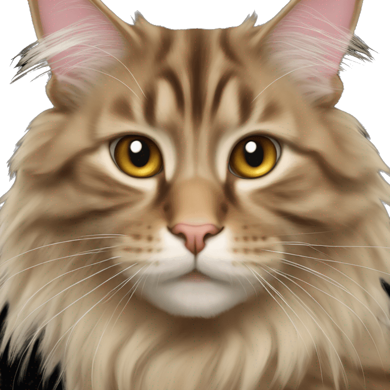 Cat Maine coon emoji