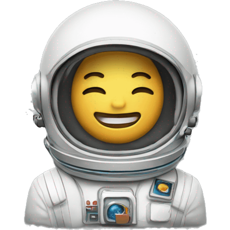 Chat qui vole avec un casque d'astronaute  emoji