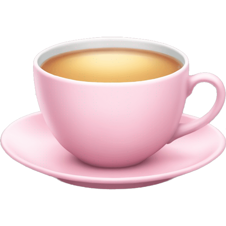 pastel pink tea cup that says “The Big Deal” emoji