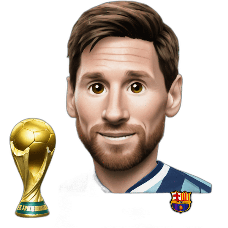 Messi et son 8emeballon dor emoji