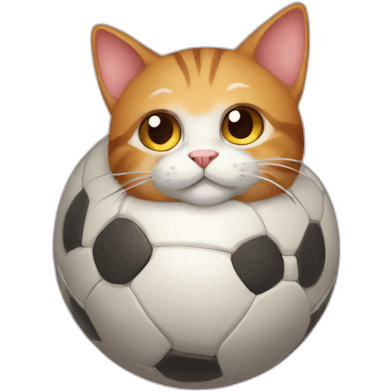 Cat in ball emoji