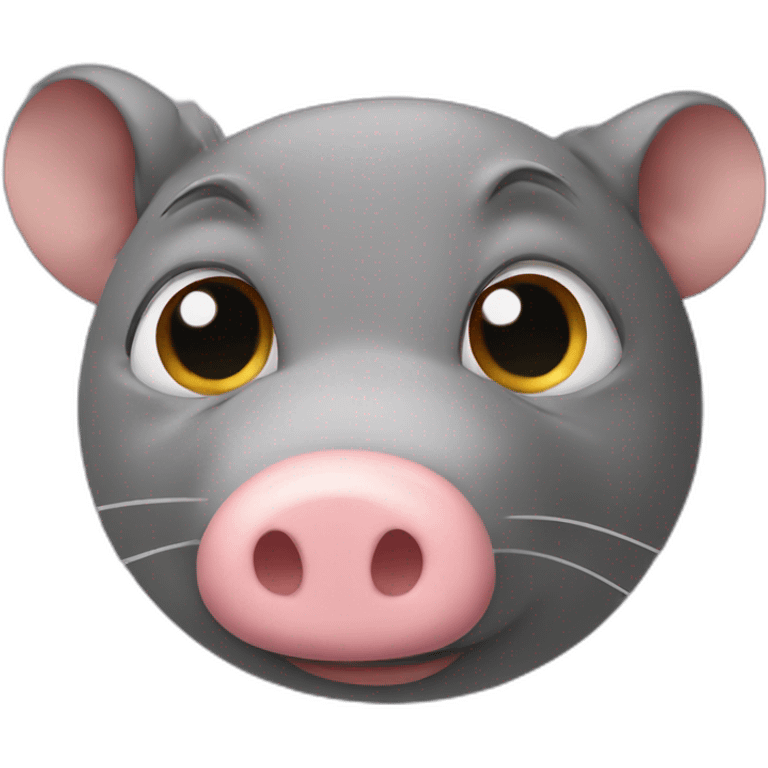 rat pig nose emoji