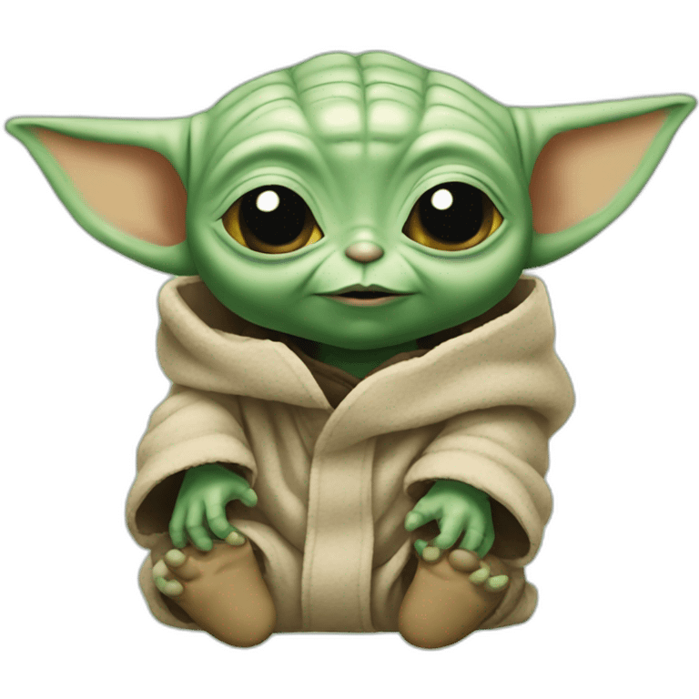 Baby Yoda hungry emoji