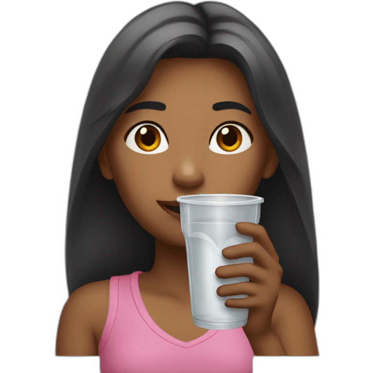 thirsty girl emoji