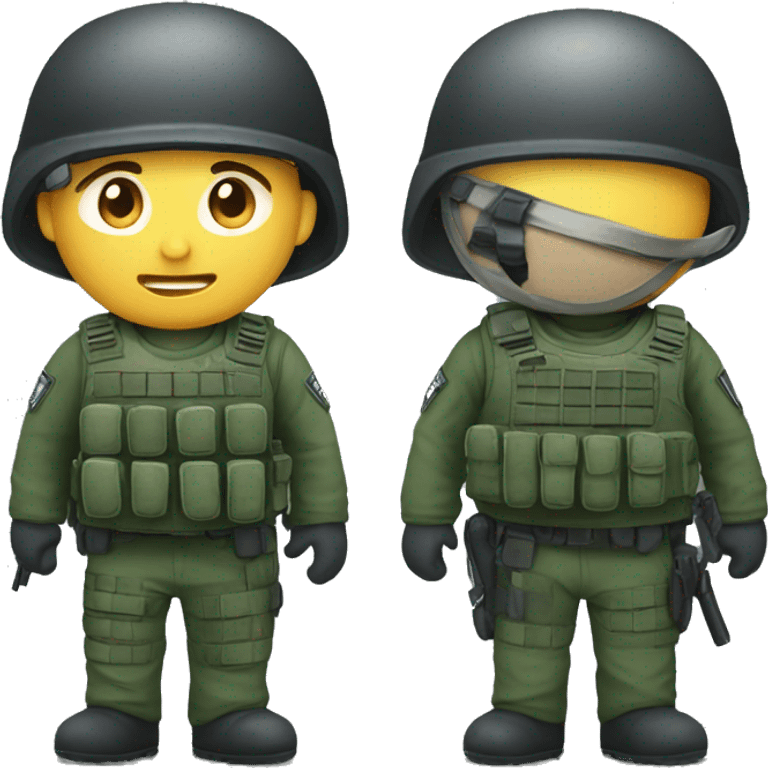 SWAT and whatsapp emoji