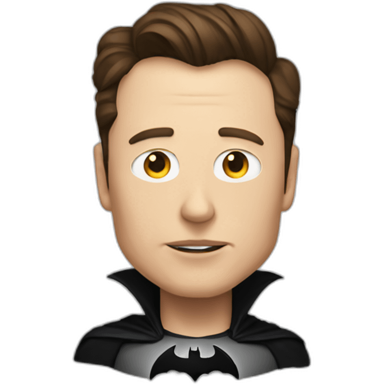 Elon musk batman emoji