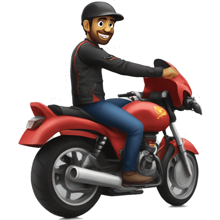 virat as a rider emoji