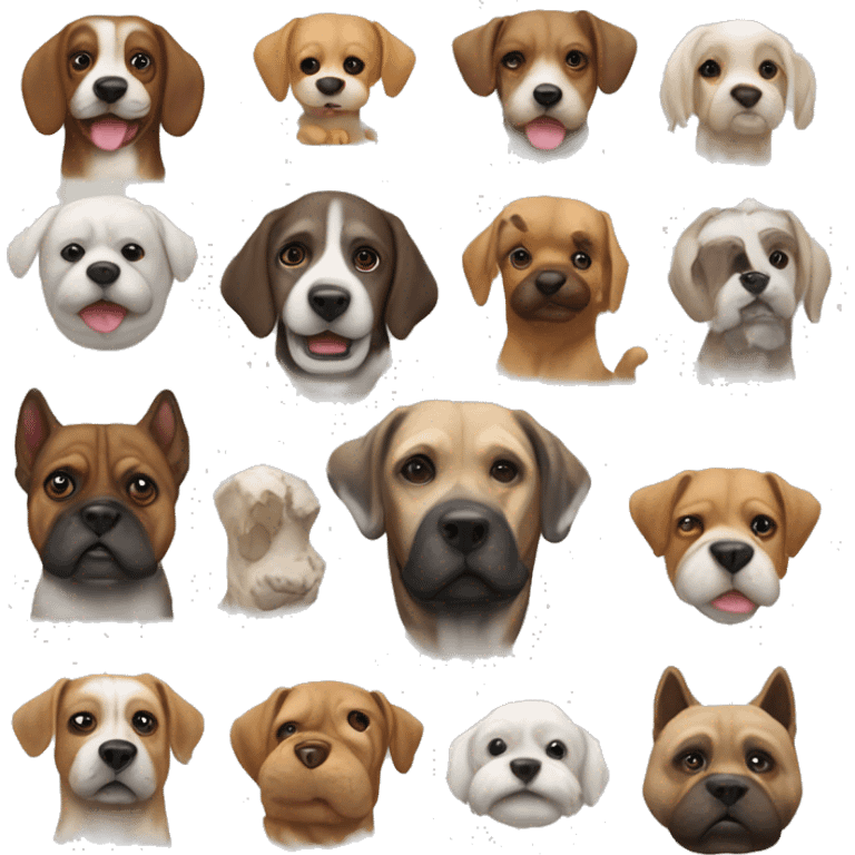 Un cacane che montmonta un altro cane emoji