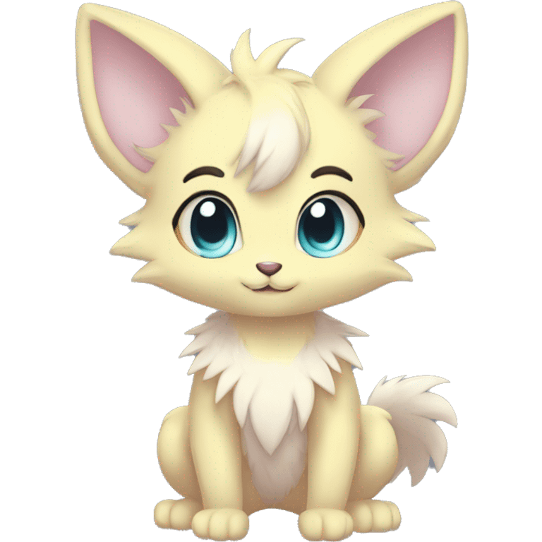 Anthro-Pastel-Fur-Sona-Chibi-Shiny-Fakémon full body emoji