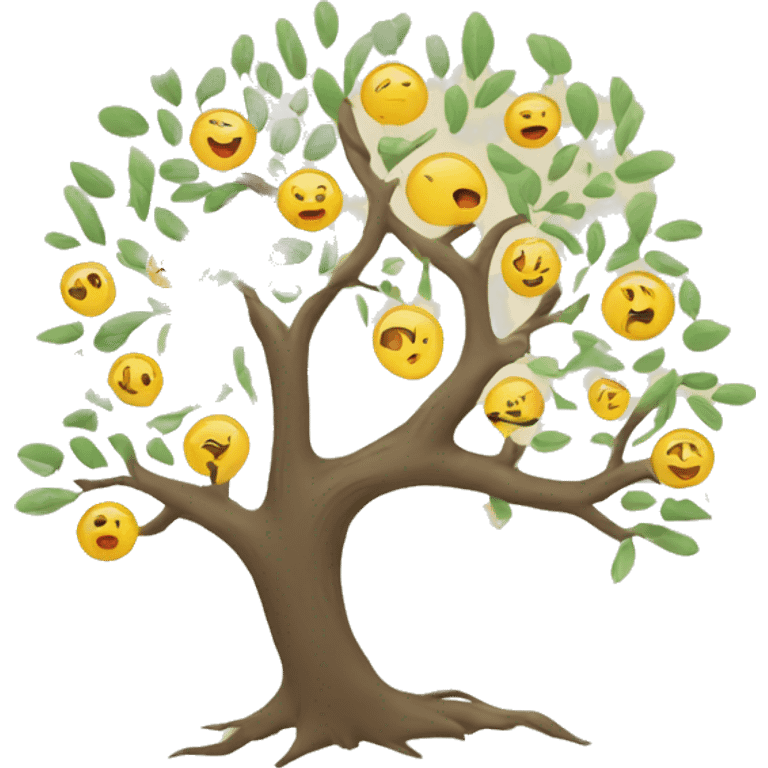 family tree logo minimal emoji