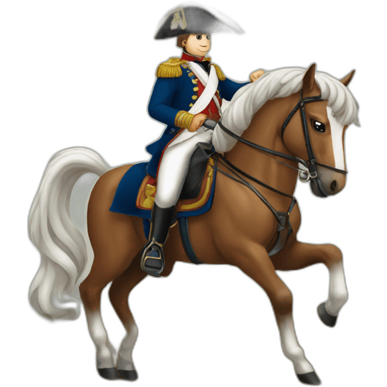 Napoléon on his horse emoji