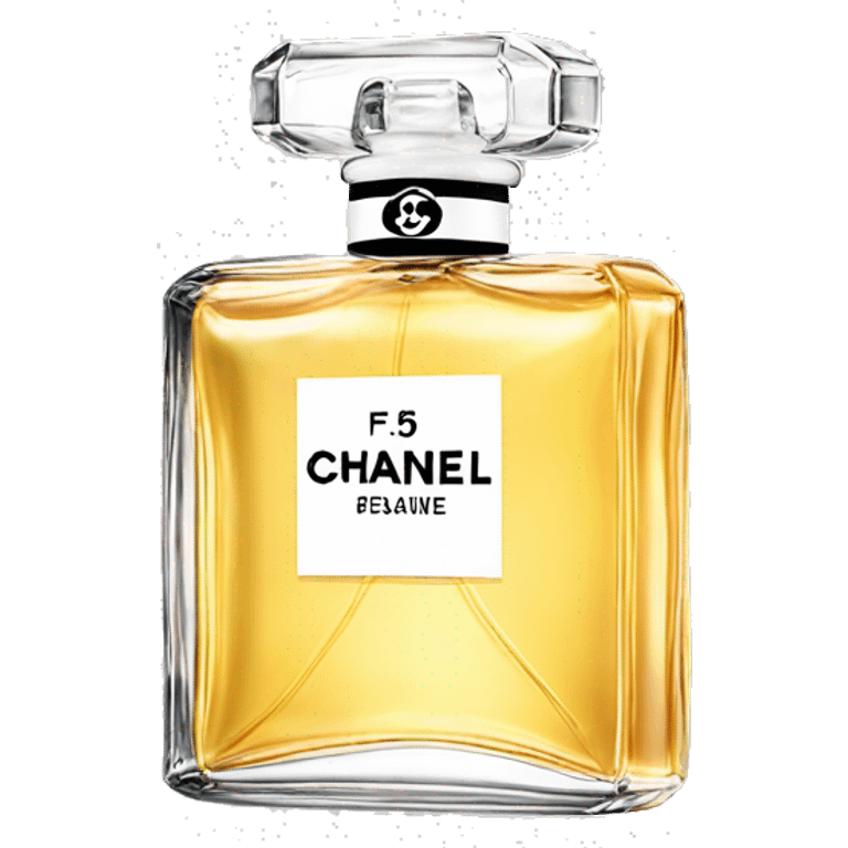 chanel number 5 perfume clear bottle emoji