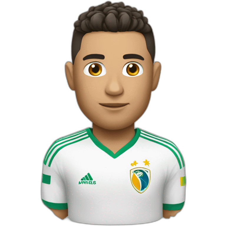 Ronaldo avec une coupe du monde emoji