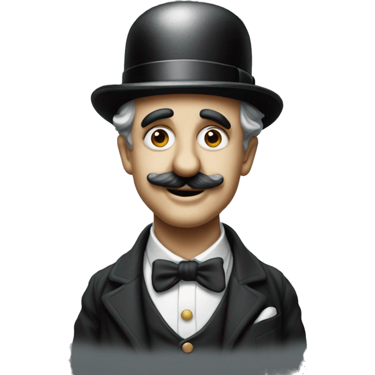 Charlie chaplin without thehat emoji