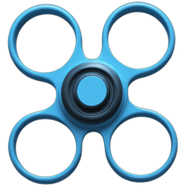 blue fidget spinner emoji