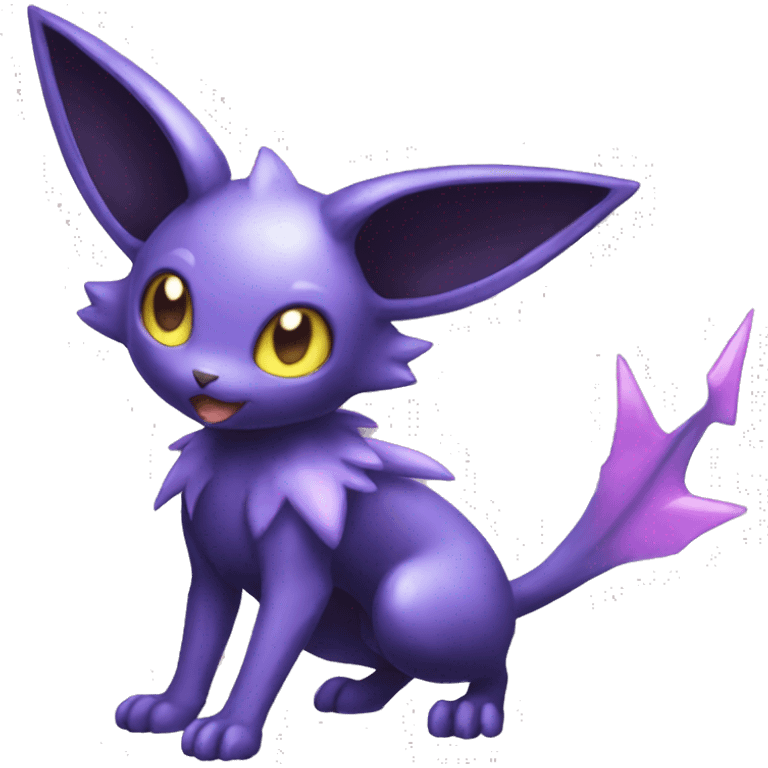 Shiny Dark Noibat-Espeon-fusion-hybrid full body emoji