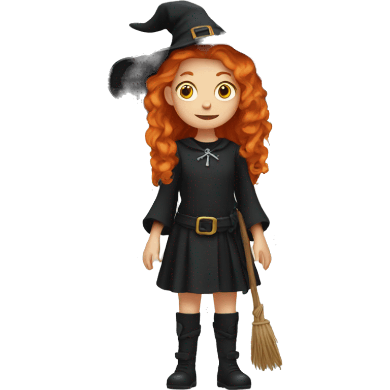 ginger witch emoji