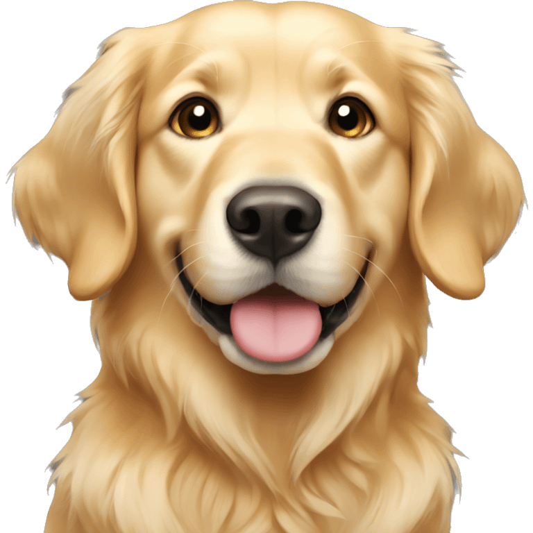 Light golden retriever emoji