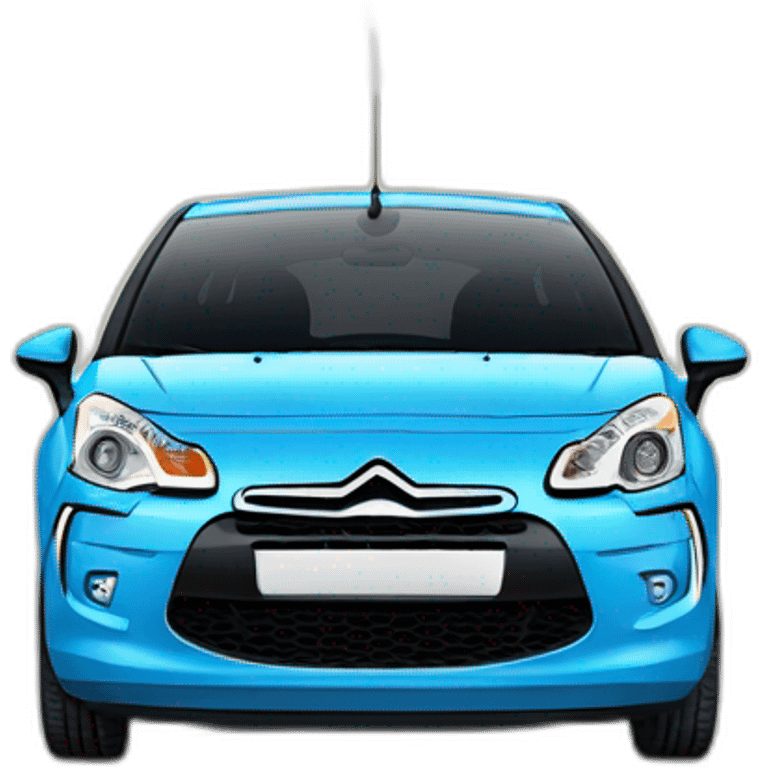 blue citroën c3 emoji