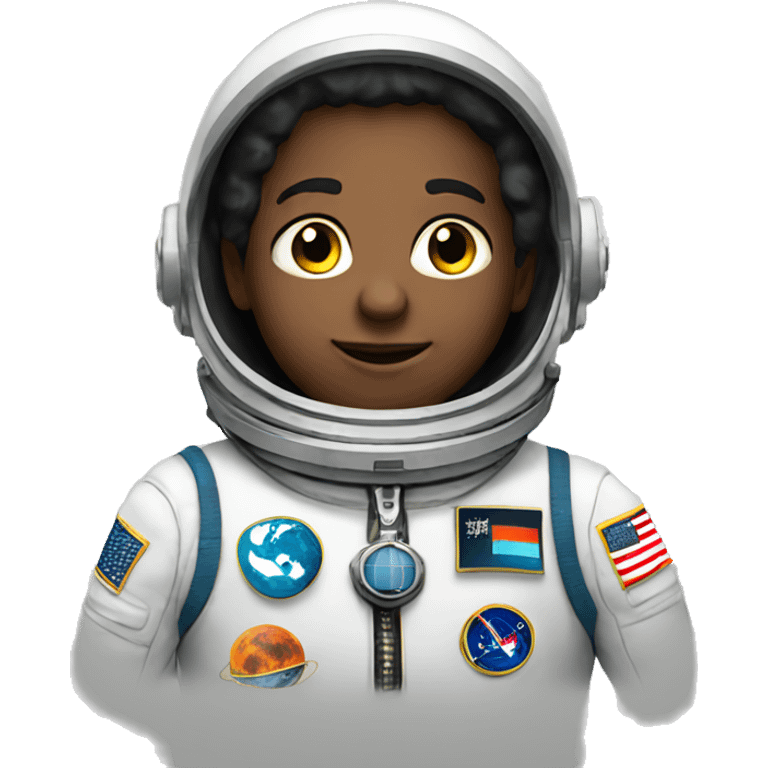 Un astronaute  content emoji