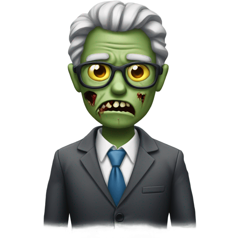 corporate zombie emoji