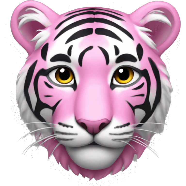 Pink tiger emoji