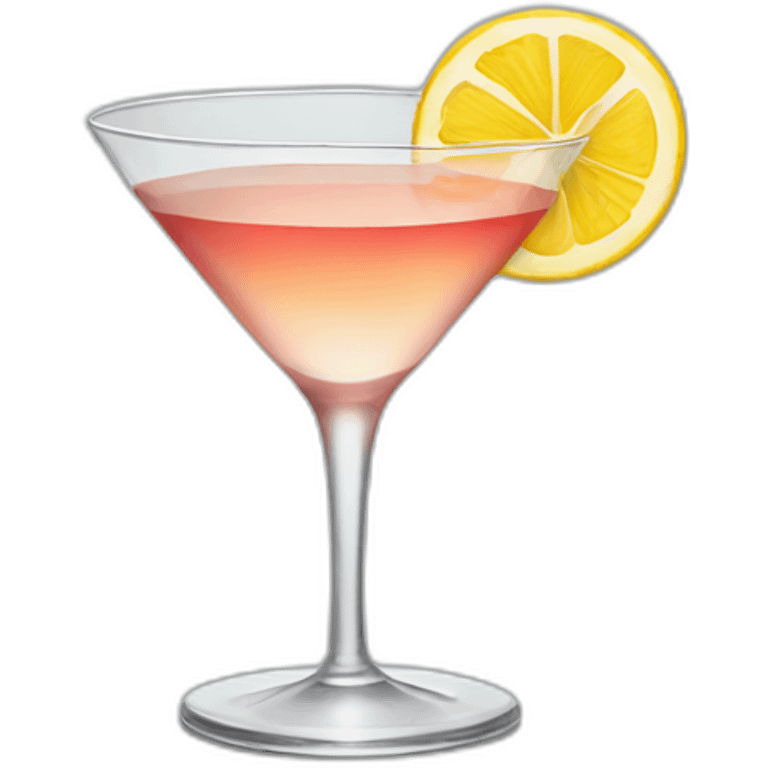 Clear cocktail emoji